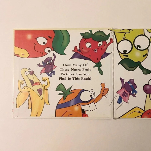Vintage 1998 Nutra Fruit Heroes to the Rescue Healthy Book For Kids - Picture 4 of 16